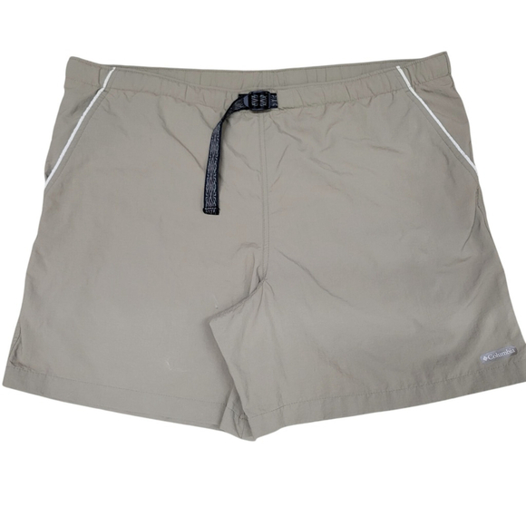 Columbia PFG Men Beige Board Shorts Large. Inseam 6" *******ATTENTION******** - Picture 1 of 7